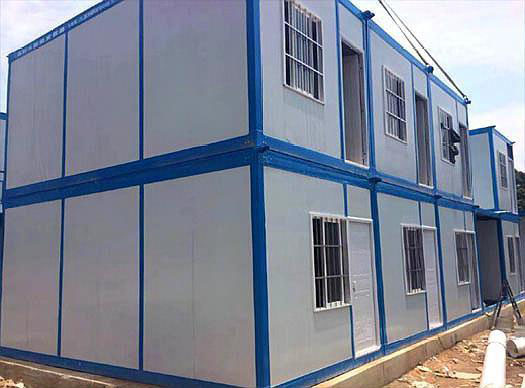 集裝箱活動房安裝完成示意圖